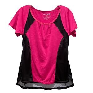 Moxie Century Wrap Tee Jersey Pink Size Medium